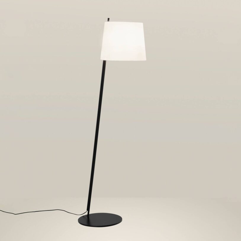 LEDS-C4 Clip stojací lampa výška 158cm bílá