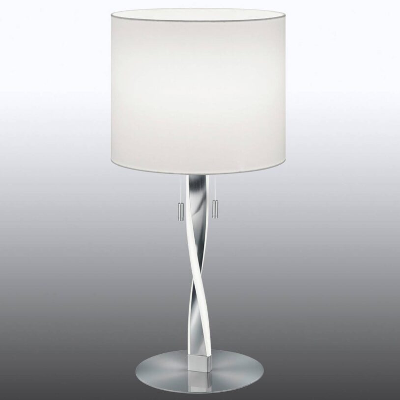 Moderní stolní lampa Nandor s přídavnými LED
