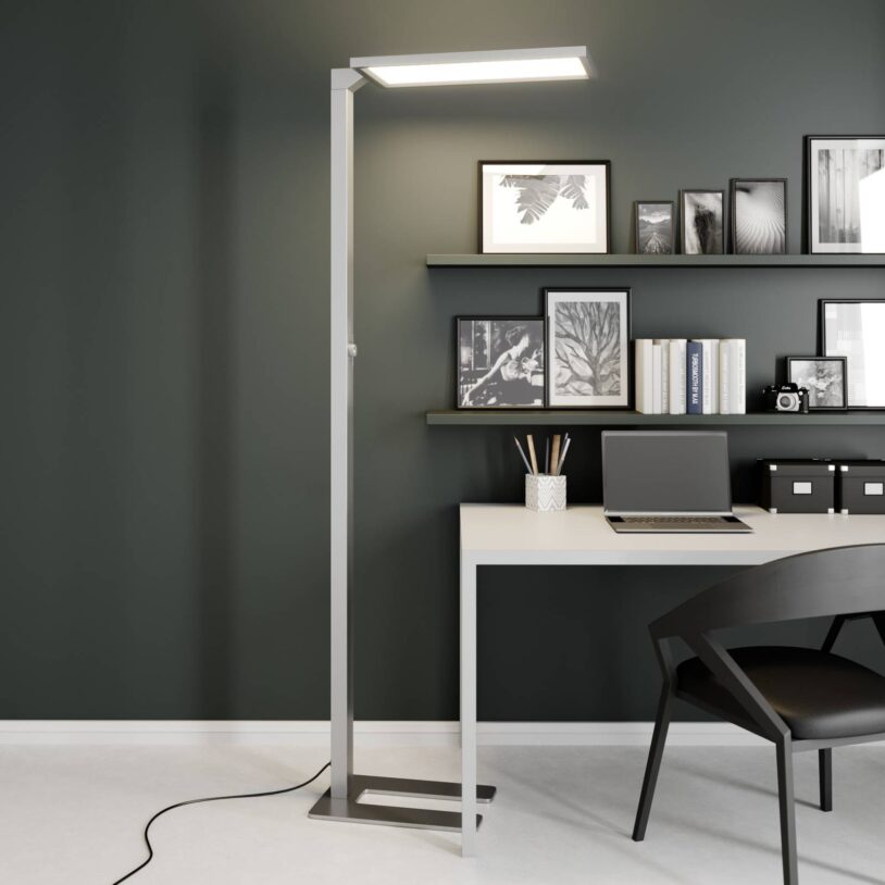 Prios Lexo LED kancelářská stojací lampa