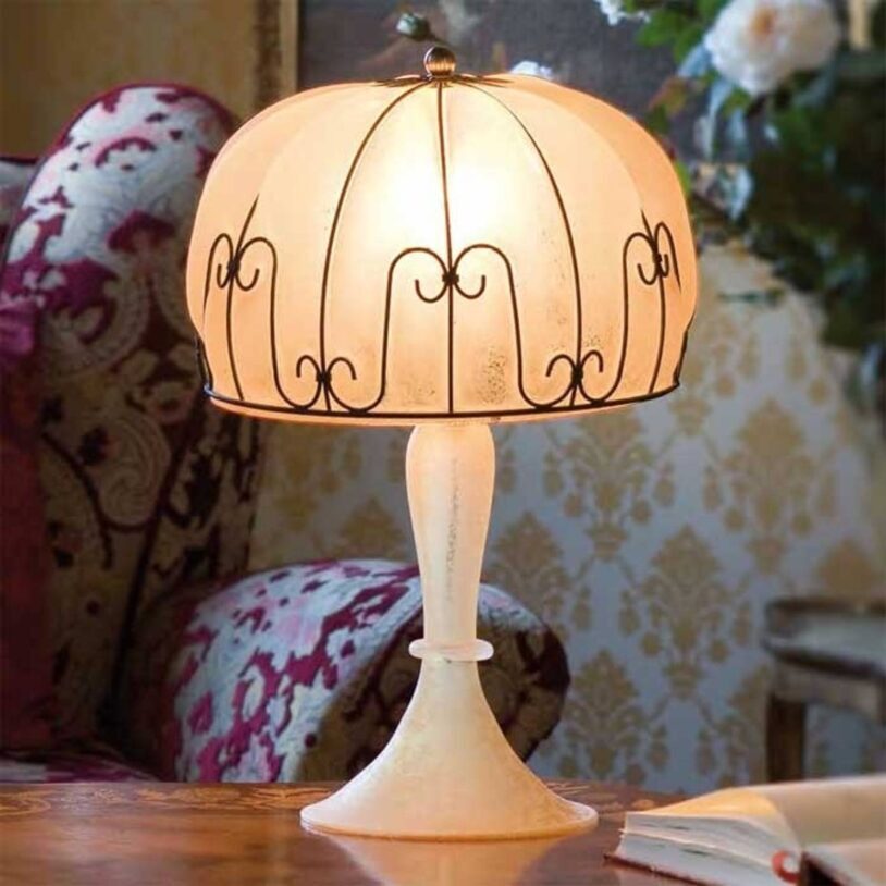 Ručně vyrobená stolní lampa MEDUSA
