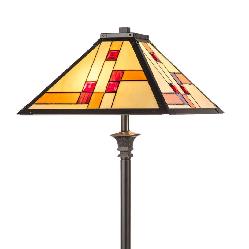 Stojací lampa KT1836-50+P1837 ve stylu Tiffany